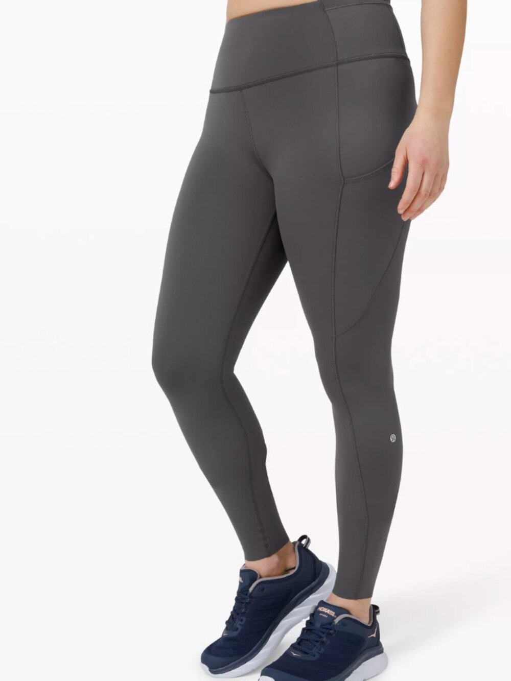 Lululemon Fast and Free High Rise Tight 28" Graphite Grey 6